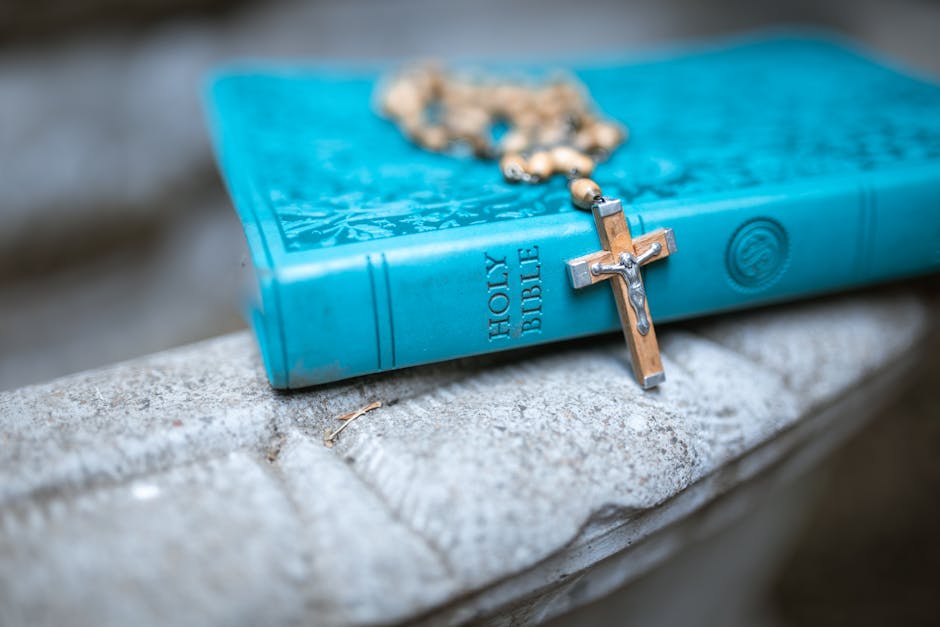 Holy Bible and Rosary